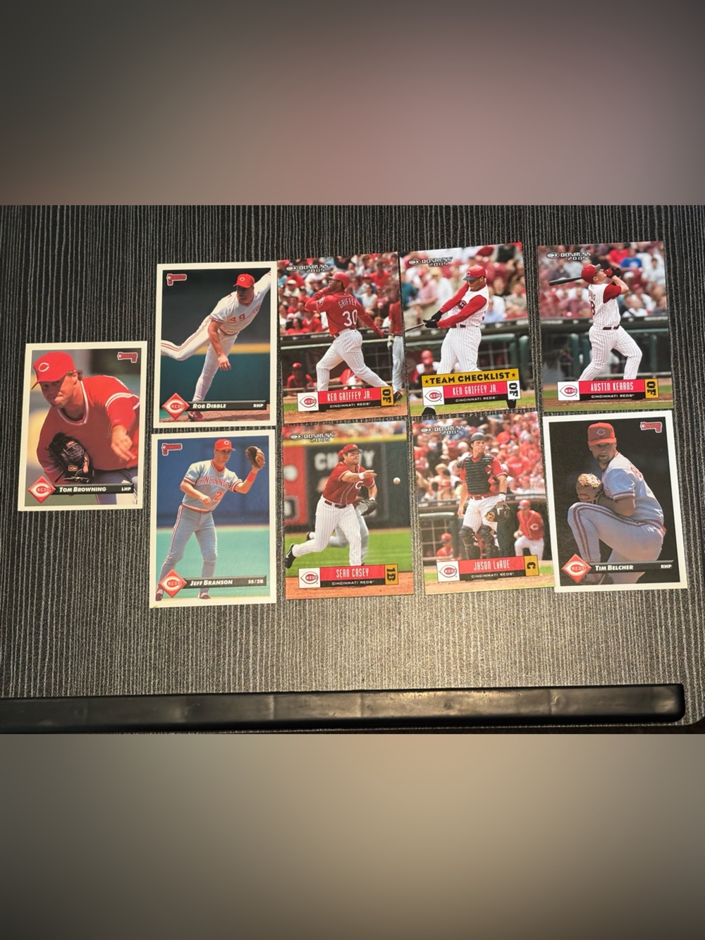 Cincinnati Reds Card Lot Ken Griffey Jr Sean Casey Rob Dibble More